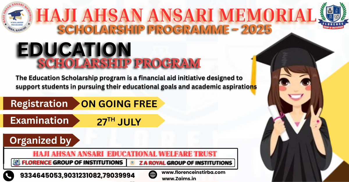 Haji Ahsan Ansari Memorial Scholarship Program 2025
