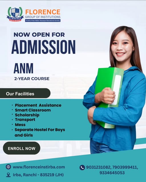 ANM Course in Ranchi Start Your Nursing Career with Florence Group of Institutions