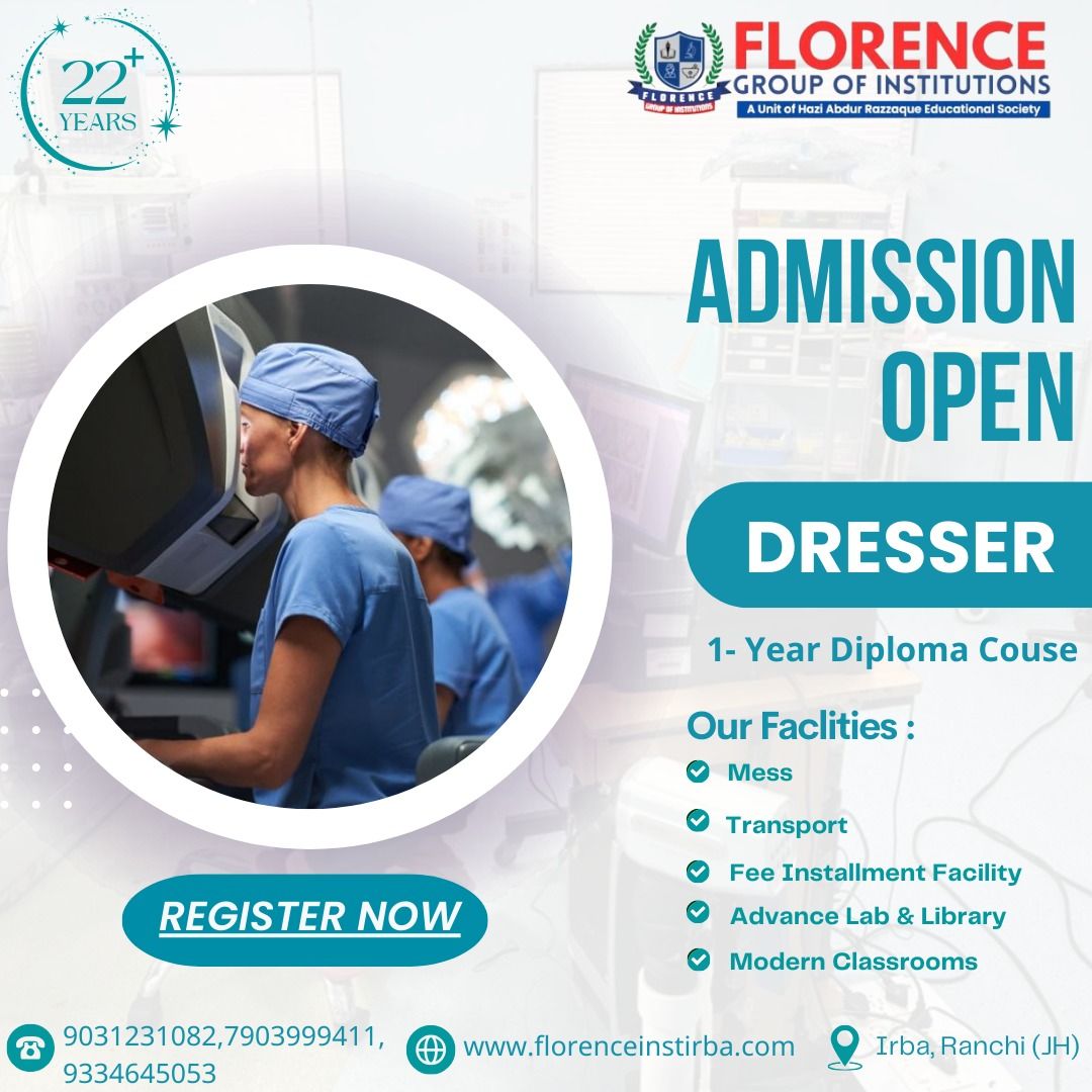 Start Your Career in Healthcare with a Diploma Course in Dresser at Florence Group of Institutions